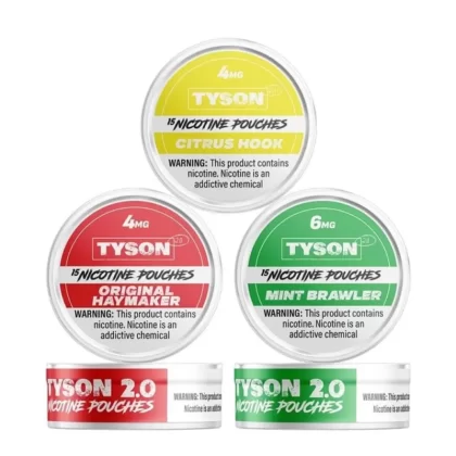 Tyson 2.0 Nicotine Pouches - Discountvapepen