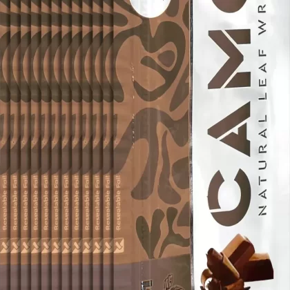 Camo Self Rolling Leaf Wraps Choco