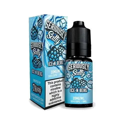 Ice N Berg Nic Salt E-Liquid by Seriously Salty - Bottle Size#10ml20mg>10mg>5mg