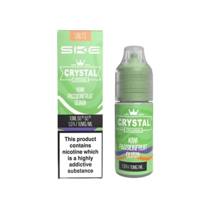 SKE Crystal Salts Kiwi Passion Fruit Guava E Liquid 10ml - Nicotine Strength#20mg>10mg (5CBD1B) (5CBD1B)