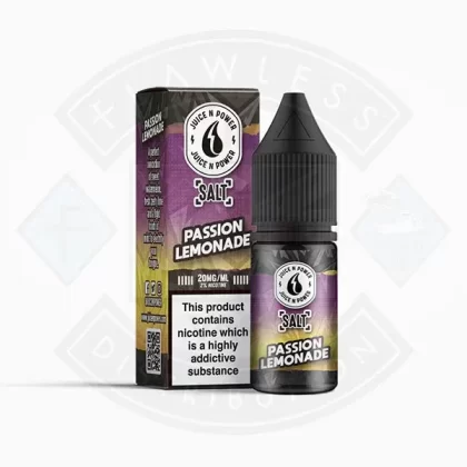 Juice N’ Power Passion Lemonade Salt 10ml - Vape Product