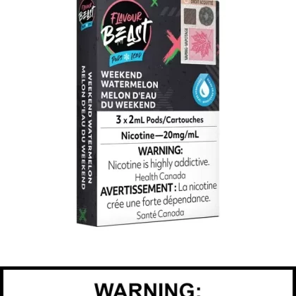 Weekend Watermelon Iced Flavour Beast Pods
