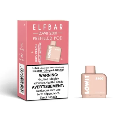 ELF BAR LOWIT 2500 – JUICY PEACH