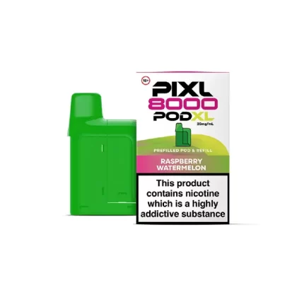 Pixl 8000 Raspberry Watermelon Refill Pods - Nicotine Strength#20mg (A15965) (A15965)