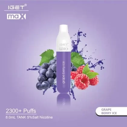 IGET Max Vape – Grape Berry Ice (2300 Puffs)