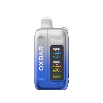CLEAR COBALT BLUE OXBAR ICE-NIC CONTROL 35K