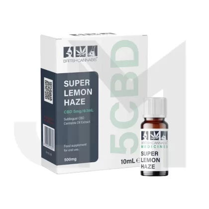 5CBD by British Cannabis 500mg CBD Full Plant Extract Super Lemon Haze 10ml