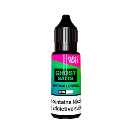 Vapes Bars Ghost Salts Watermelon Bull Nic Salt - 10 Pack