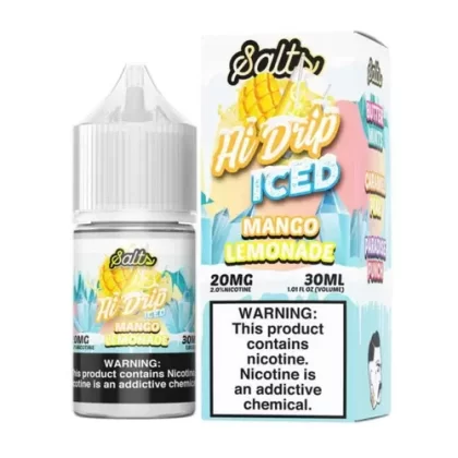 Hi Drip Salts Iced Mango Lemonade 30ml E-Juice