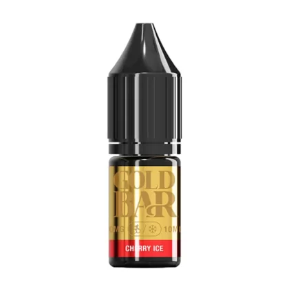 Gold Bar Cherry Ice Nic Salt vape Juice - 10 Pack - 20mg