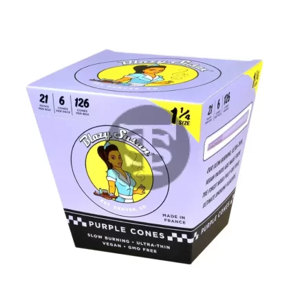 Blazy Susan Purple Cones 1 1/4 Size 21 Packs of 6