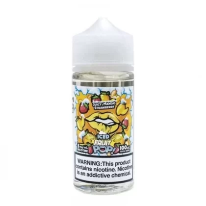 Juicy Mango Strawberry ICED POP 100ml Vape Juice - Vape Product, Vape Product
