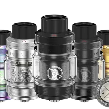 Geekvape Z 5 Sub-Ohm Tank - Cold Silver, Glossy Black