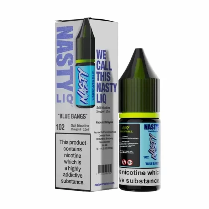 Nasty Liq Blue Bangs Nic Salts