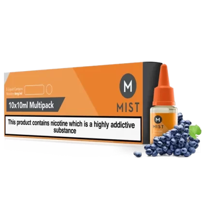 Purple Grape Vape Juice (10x10ml) - 30PG/70VG (Extra Vapour) / X.LOW 3mg