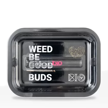 Biohazard Inc | Rolling Tray + BIOSTIX Bundle | Style 1 – Weed Be Good - Ejuicewarehouse
