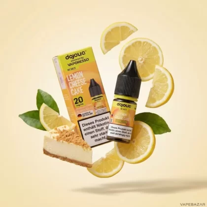 Dojoliq – Lemon Cheese Cake 10ml - 10mg/ml, 20mg/ml; Vaporesso; Zitrone, Käsekuchen (B72235)