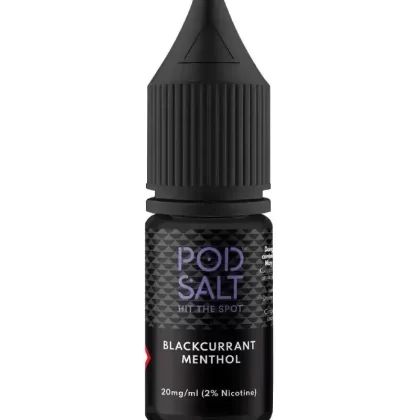Pod Salt Core Blackcurrant Menthol Nic Salt Vape Juice - 11mg
