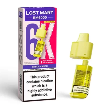 Triple Mango Lost Mary BM6000 Refill Pod - 20mg (2%)