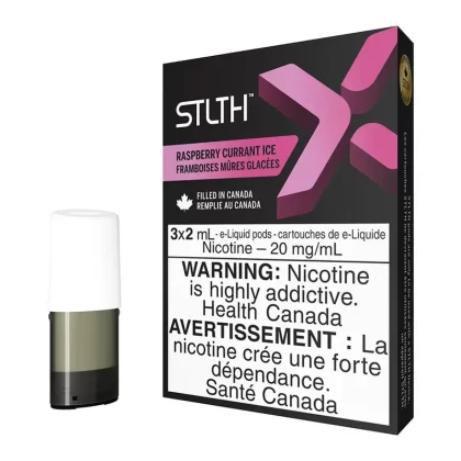 STLTH X E-Liquid Pod Pack – Raspberry Currant Ice - Nicotine Strength#20mg/ml
