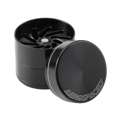 Aerospaced by HS – 4Pc Toothless Grinder – 2.5″ - Vape Store