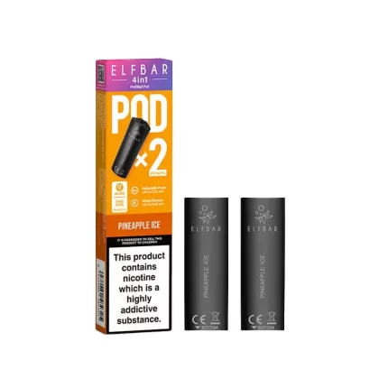 Elf Bar 4in1 Pineapple Ice Prefilled Vape Pods – 20mg