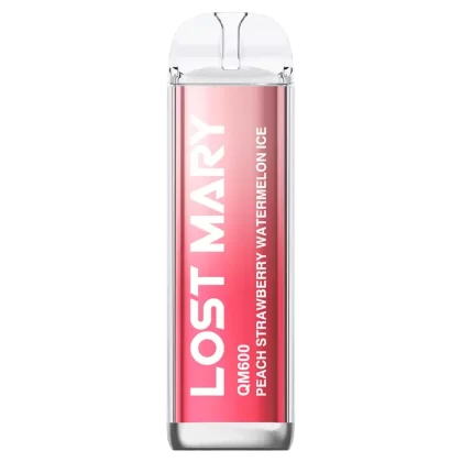 Peach Strawberry Watermelon Ice Lost Mary QM600 Disposable Vape