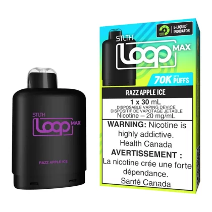 STLTH Loop Max E-Liquid Pod Pack - Razz Apple Ice - 20mg/ml