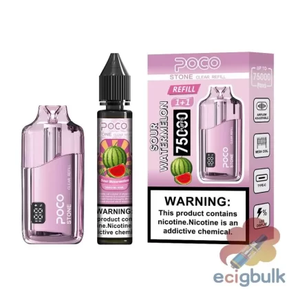 POCO STONE 75000 Puffs Rechargeable Vape | Long-Lasting & Refillable