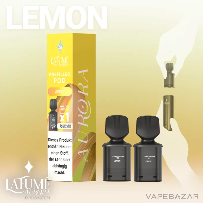 La Fume Aurora Podsystem – Lemon 2er Pack - Image 2