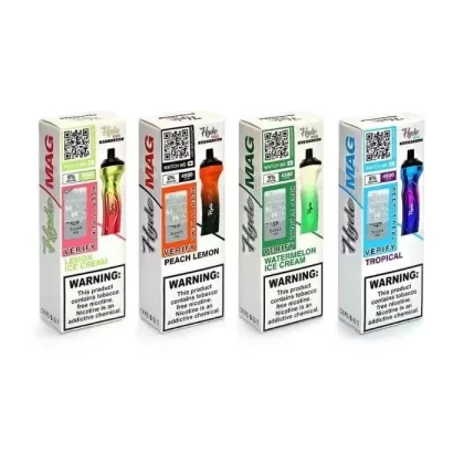 Hyde Mag Recharge 4500 Vape - Pack Count#Single Pack~Flavor#Peach Lemon>Strawberry Ice Cream>Philippine Mango>Fruit Punch~Nicotine#50MG