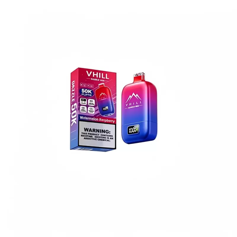 VHILL DAZZLE 50000 Puffs Disposable Vape Adjustable Airflow - Blueberry Raspberry, Aloe Grape; 5-nicotine (CFD439)