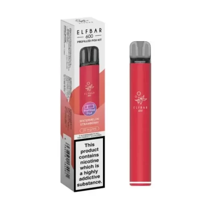 ELFBAR 600 Prefilled Pod Kit Watermelon Strawberry - Ecigpremium