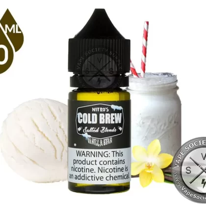 Vanilla Bean by Nitro’s Cold Brew Salted Blends 30ml