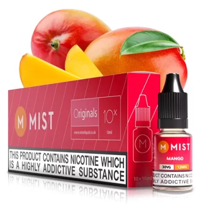 Mango Vape Juice (10x10ml) - 70PG/30VG (Standard) / Medium 12mg
