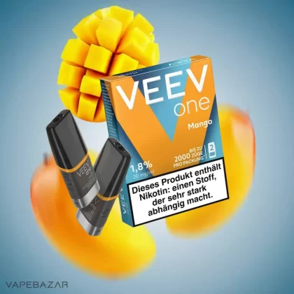 Veev One Pods – Mango (2er Pack) - Veev / ca. 2000 insgesamt / 20mg/ml