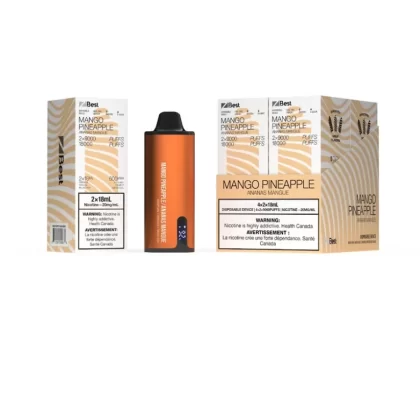 ZBEST Disposable Vape – Zpods – 18K Puffs Combo – Mango Pineapple
