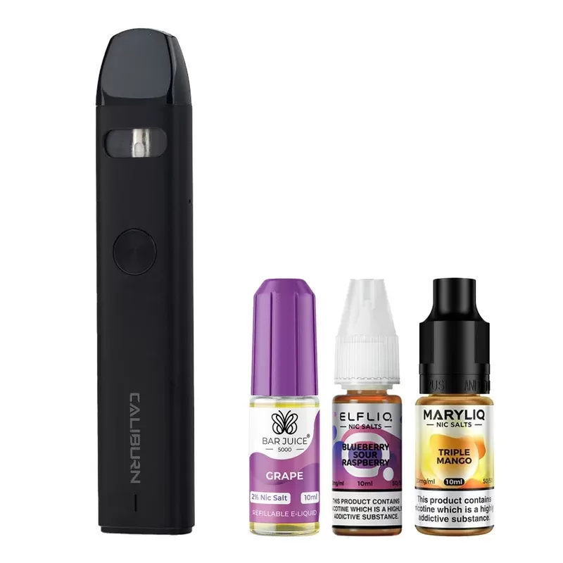 Uwell Caliburn A3 Fruity Bundle - Colour#Silver (E378BE)