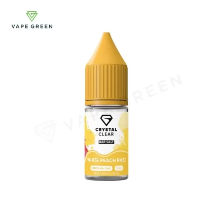 White Peach Razz Nic Salt E-Liquid by Crystal Clear - Eliquidsupply