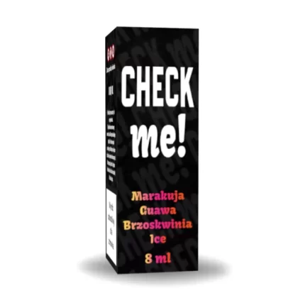 Longfill Aromat CHECK me! 8/10ml Marakuja Guawa Brzoskwinia Ice