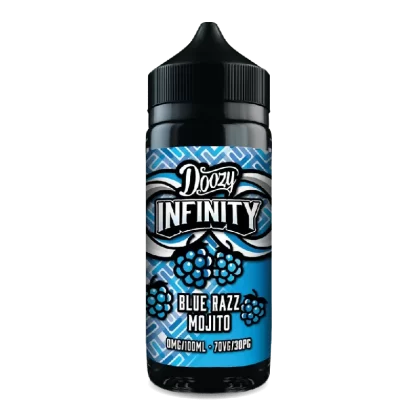 Doozy Infinity 100ml Shortfill E-Liquid Blue Razz Mojito - Vape Product