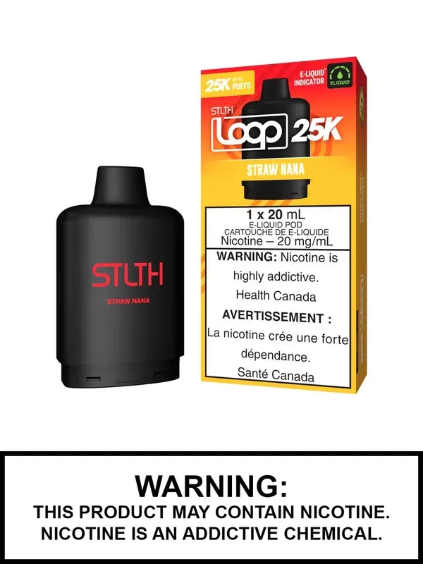 Straw Nana STLTH Loop 25K Pods