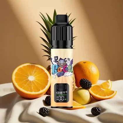 IGET BAR PLUS S3 POD 10000 Puffs 18ml 5% Nicotine Disposable Vape Blackberry Pineapple Orange
