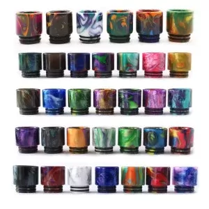 Universal Colorful Resin 810 Drip Tips for Vape | Fit for TFV8 etc. | Durable & Stylish Accessory RTA Tank Vape Accessory