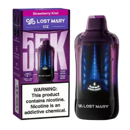 Strawberry Kiwi Disposable Vape (55000 Puffs) by Lost Mary VIZ 55K