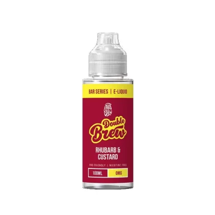 Ohm Brew Double Brew Rhubarb & Custard 100ml Shortfill - Ecigdepot