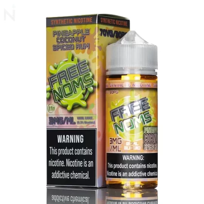 Freenoms E Liquid - Pineapple Coconut Spiced Rum - 120mL - 6mg