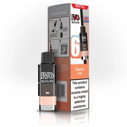 IVG SAVR Peach Ice Refill - Ejuicewarehouse