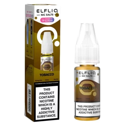Tobacco Nic Salt E-Liquid by Elf Bar Elfliq (10ml) - 20mg