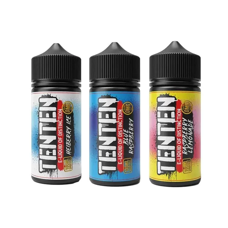 Ten Ten Shortfill E Liquid 100ml